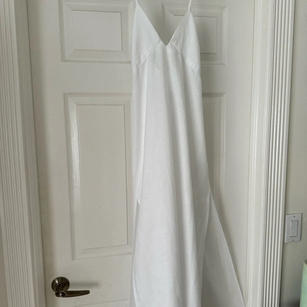 JCrew Crisp White Slip Dress - Picture 2 of 6